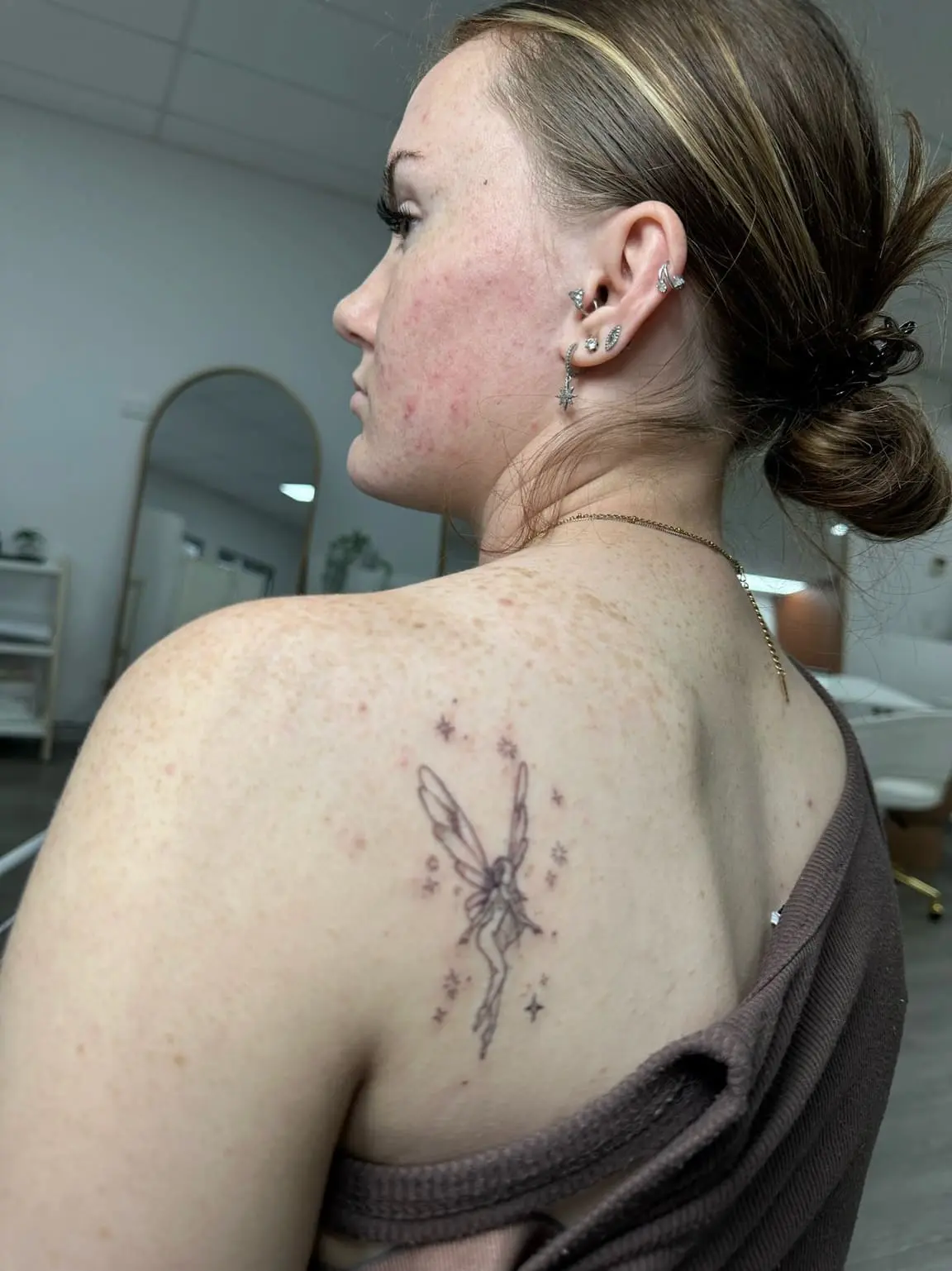 fine line flash tattoo