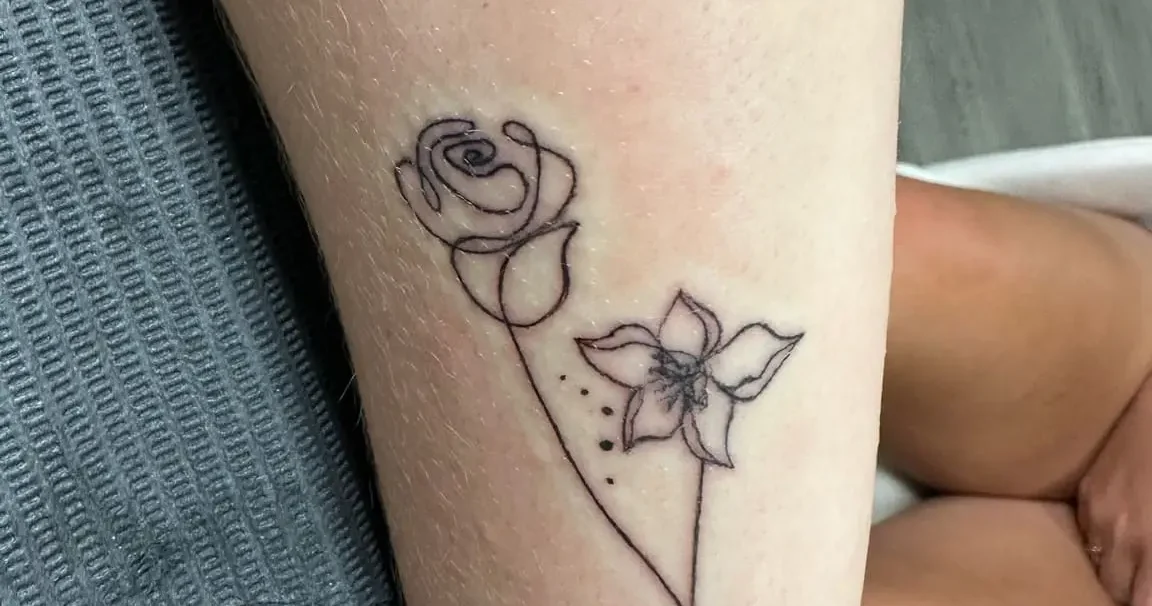 fine line tattoo